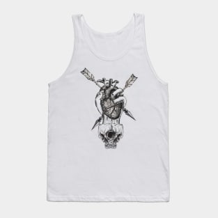 Heart in hand Tank Top